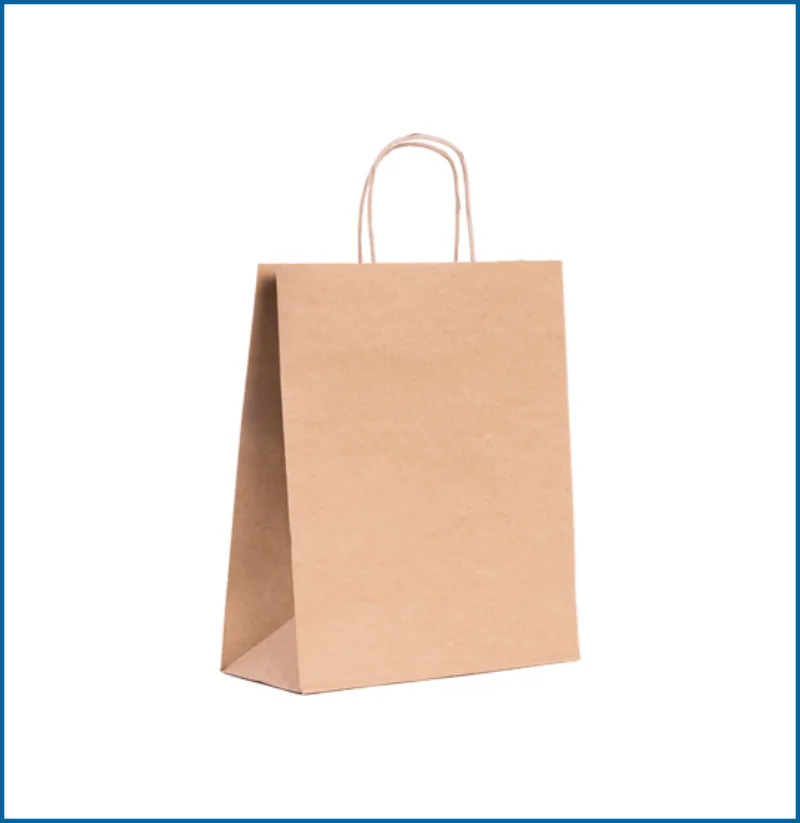 Twisted-handle paper bags