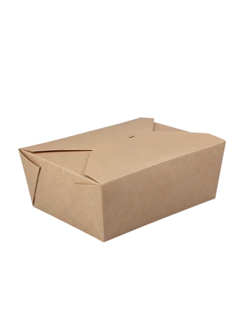 Rectangular meal box with hook closure E120 B153 H65