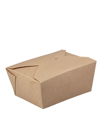 Rectangular meal box with hook closure E75 B104 H55