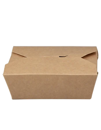 Rectangular meal box with hook closure E90 B113 H45