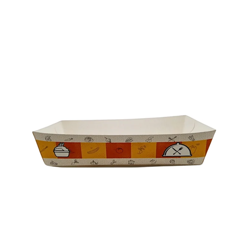 Boat-shaped serving tray E70 B120 H50
