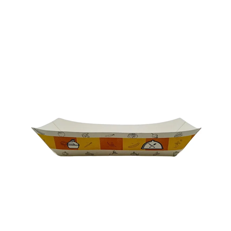 Boat-shaped serving tray E70 B130 H60