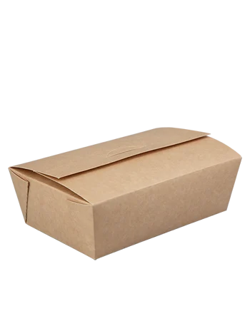 Easy-close rectangular meal box E115 B180 H63