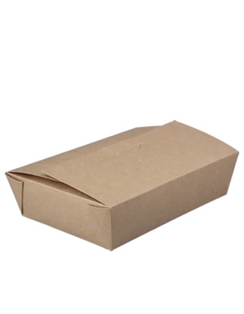 Easy-close rectangular meal box E143 B195 H55