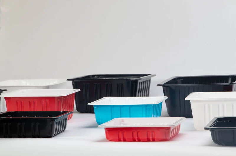 Meat, poultry and fish trays